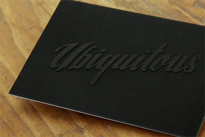 Ubiquitous - New business cards